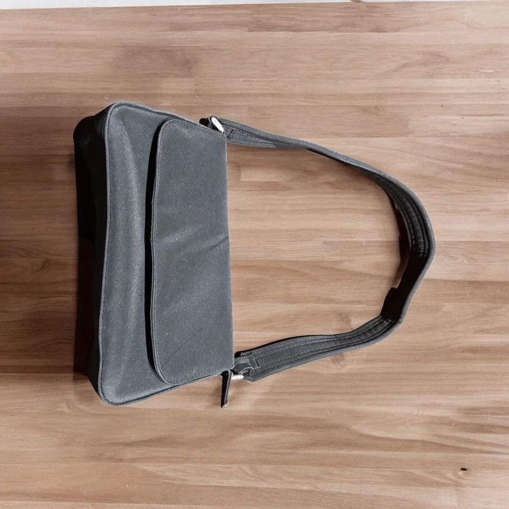 Rectangular Mini Flap Shoulder Bag Women's Black
